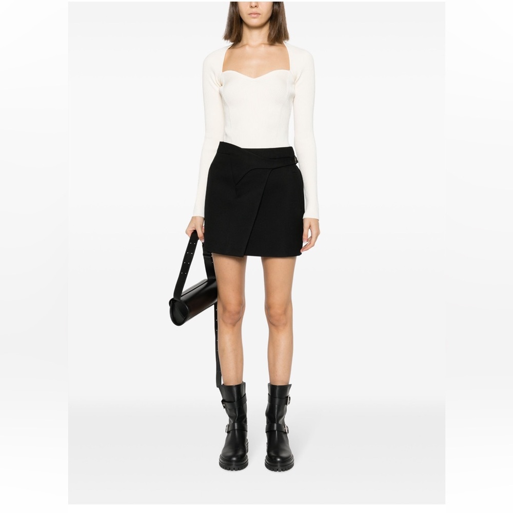 Jonathan Simkhai Cream Ribbed Sweater - Picture 3 of 6